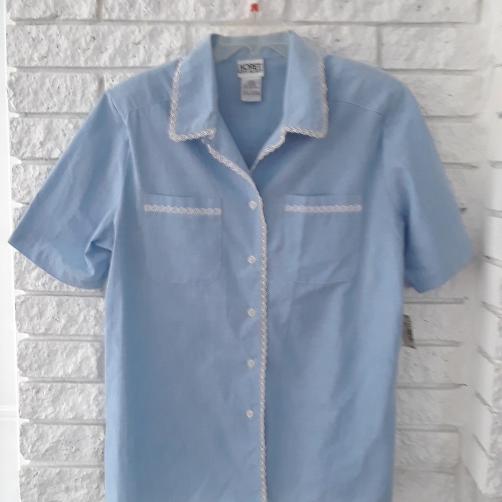 Vintage Blue Button Down Shirt